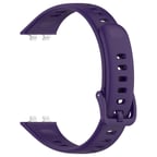 CaseOnn Huawei Band 11 Kordon Tam Korumalı Spor Silikon Kordon Kayış Mor