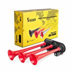 Seger 86en nostalji korna 24volt kırmızı plastik borulu 8 farklı melodili