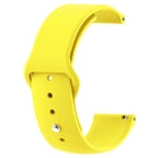 CaseOnn Huawei Watch Magic Kordon Esnek Spor Silikon Kayış Sarı