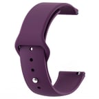 CaseOnn Honor Watch Magic Kordon Esnek Spor Silikon Kayış Mor