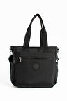 Çok Cepli Kadın Omuz Çantası Orta Boy Günlük HV3032 Siyah