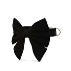 Kadife Dişi Papyonlu Köpek Boyun Tasması