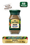 Jacobs Origin Brazil Granül Kahve Cam Kavanoz 95 GR
