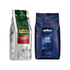 Lavazza Crema E Aroma Çekirdek Kahve 1 kg + Jacobs Banquet Medium Espresso Beans Çekirdek Kahve 1 kg