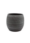 Esra Gri Seramik Saksı 19x16 cm 