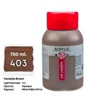 ART CREATION AKRİLİK 750 ML. VANDYKE BROWN