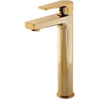 CREAVIT SR6500G SHARP UZUN LAVABO BATARYA ARMATÜRÜ ALTIN