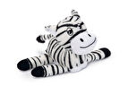 Beeztees Köpek Oyuncağı, Sesli, Zebra, Peluş, Siyah/Beyaz, 25x17x10cm
