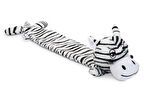 Beeztees Köpek Oyuncağı, Sesli, Zebra, Peluş, Siyah/Beyaz, 53x10x5cm