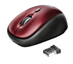 Trust 19522 Yvi Kablosuz Optik Mouse Kırmızı