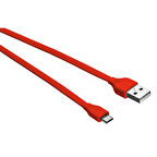 Trust 20137 Urban Flat Micro Usb 1M Kablo,Kırmızı 