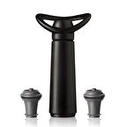 Vacu Vin 9875606 Şarap Vakum Seti Concerto Siyah 1 Pompa 2 Tıpa Kutulu