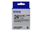 Epson LK-6SBE Mat Siyah Üzeri Mat Gümüş 24MM 9Metre Etiket