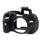EasyCover Nikon D5300 Silikon Kılıf ECND5300B (Siyah)