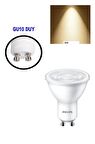 Philips Essential 4,7W (50W) Led Ampul Sarı 2700K - GU10 Duy