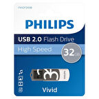 Philips Vivid Serisi 32GB USB 2.0 Super Speed Flash Bellek (FM32FD00B/00)