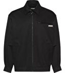 CALVIN KLEIN Erkek Marka Logolu Organik Pamuklu Polo Yakalı Uzun Kollu Günlük Kullanıma Uygun Şık Görünümlü Siyah Mont LV04RC409G UB1