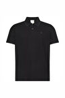 Erkek SS Refined Pique Klasik Polo T-Shirt - Siyah | XL