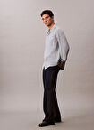 Calvin Klein Jeans Classic Fit Lacivert Çizgili Erkek Gömlek LV04RC706GX6V CASUAL CLASSIC BOARDW