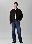 Calvin Klein Jeans Siyah Erkek Mont LV04RC526GUB1 LS JEANS HERO BOMBER
