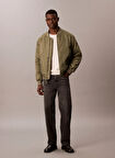 Calvin Klein Jeans Yeşil Erkek Mont LV04RC526GLDY LS JEANS HERO BOMBER