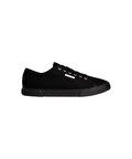 CALVIN KLEIN Erkek Marka Logolu Şık Görünüşlü Deri  Gündelik Kullanıma Uygun BLACK Sneaker YM0YM01301 0GJ
