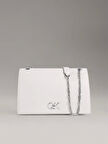 Calvin Klein CK RE-LOCK MEDIUM CHAIN Kadın Beyaz Çanta LV04F3104G-FUP