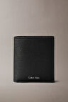 Erkek Saffiano Üç Katlı Cüzdan - Siyah | undefined