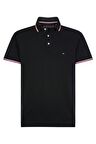 Polo Yaka Siyah Erkek T-Shirt MW0MW13080BDS
