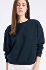 DeFacto 	Regular Fit Bisiklet Yaka Kalın Basic Düz Sweatshirt D6645AX25SPNV64