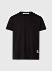 Calvin Klein Jeans Düz Siyah Erkek T-Shirt J30J323482BEH