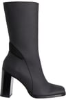 HEEL ZIP BOOT LTH WN Kadın Siyah Bot