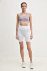 Calvin Klein Kadın WO - Dikişsiz Bisiklet Beyaz Şort