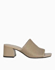 Calvin Klein Heel Mule 45mm Mono Jacq Kadın Sandalet