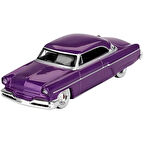 1:64 Diecast Lincoln Capri Hot Rod 1954 Purple Metallic Mini GT Model Araba