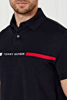 Tommy Hilfiger Erkek Lacivert Polo Yaka T-Shirt