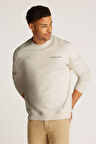 Erkek Tjm Sweatshirt - Krem | S