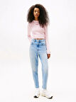 Tommy Jeans MOM JEAN UH TPR BI0112 CO Kadın  Jeans DW0DW200411AB