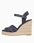 Tommy Hilfiger Wedge Espadrilles High Wedge Terlik