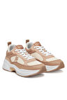 Kadın Th Chunky Karışık Doku Sneakers - Pudra | 39
