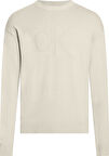 CALVIN KLEIN CK INTARSIA MIX STITCH SWEATER Kazak