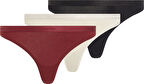 CALVIN KLEIN THONG 3PK Külot