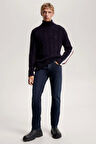 Tommy Hilfiger STRAIGHT DENTON STR MEEK BLUEBLK Erkek Denim Jeans MW0MW333381BL