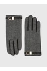 TH EVENING GLOVES HE Kadın Gri Eldiven