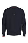 Erkek TOMMY LOGO TIPPED CREWNECK Sweatshirt-Lacivert | L