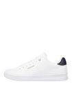 Tommy Hilfiger Beyaz Erkek Sneaker COURT CUP LTH PERF DETAIL