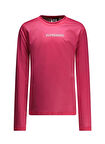 Super Rebel Düz Pembe Kız Çocuk T-Shirt R501-5407-Long Island swim shirt wi