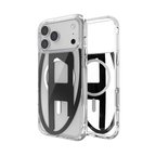 Diesel iPhone 17 Pro Max Uyumlu Magsafe Destekli Oval D Metalik Kılıf - Siyah