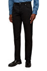 Erkek Regular Fit 5 Cepli Esnek Pantolon - Siyah | 31/30