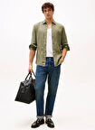 Tommy Hilfiger Yeşil Erkek Gömlek MW0MW34602PLI